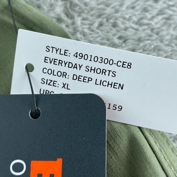 Mens Deep Lichen Everyday Shorts XL By Bass Outdoor NWT 3261 - Picture 3 of 10